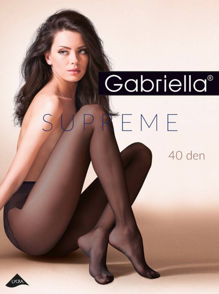Čierne silonky Supreme 40 Den