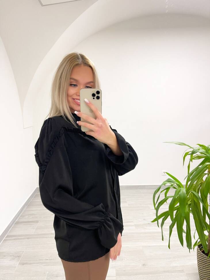 Čierna blúzka Karin - Image 3